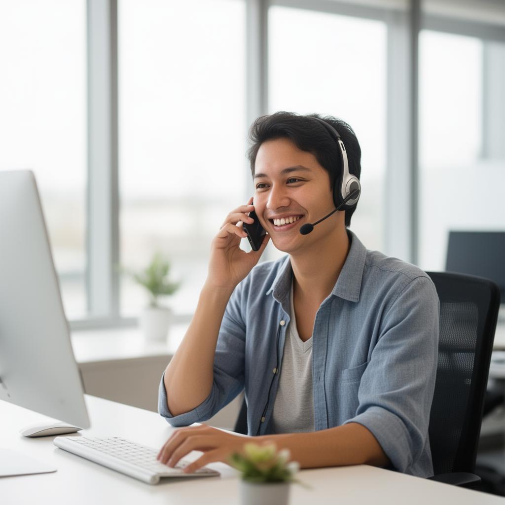 A licensed Prairie State Coverage advisor speaking with a customer